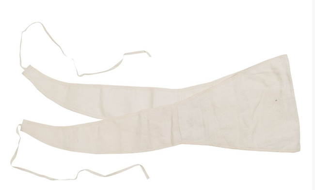 GERMAN OFF-WHITE FLANNEL TRUSS SURPLUS MILITAR