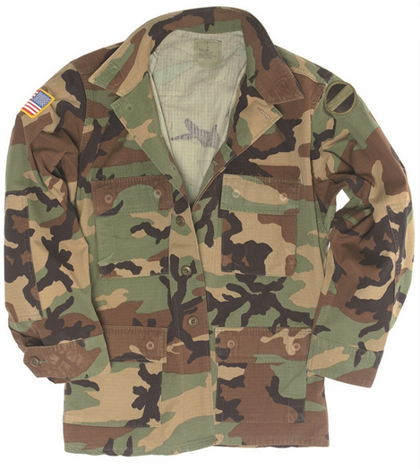 CAMASA BDU CU PATCH - WOODLAND - SURPLUS MILITAR AMERICAN - UZATA