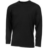 US SHIRT WITH LONG SLEEVES 170G/M2 - MFH® - BLACK