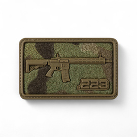 Patch AR-15 - 3D PVC - Multicam - M-TAC