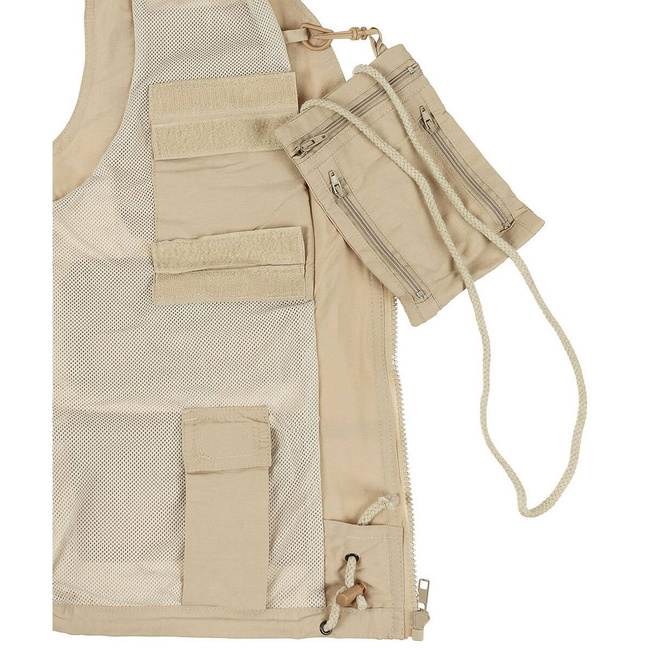 Outdoor Vest, "Microfiber", Coyote