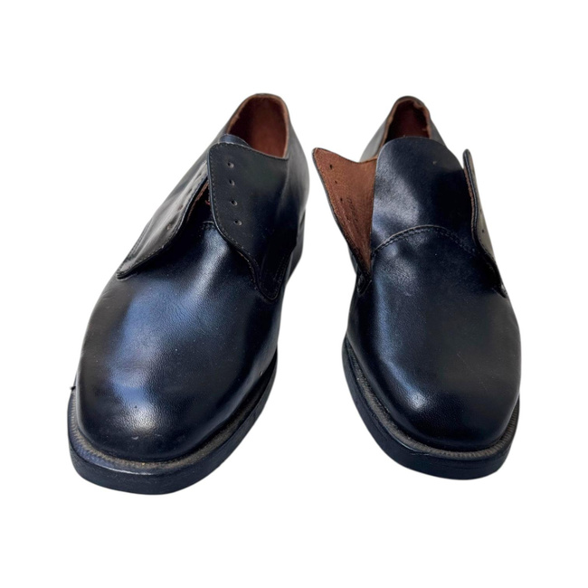 Pantofi din piele - Clujana - Surplus Militar Armata Romana - Negri - In stare buna