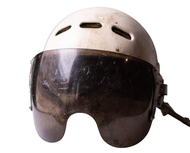 CASCA ORIGINALA A FORTELOR AERIENE FARA MASCA DE OXIGEN - SURPLUS MILITAR ROMANESC - UZATA