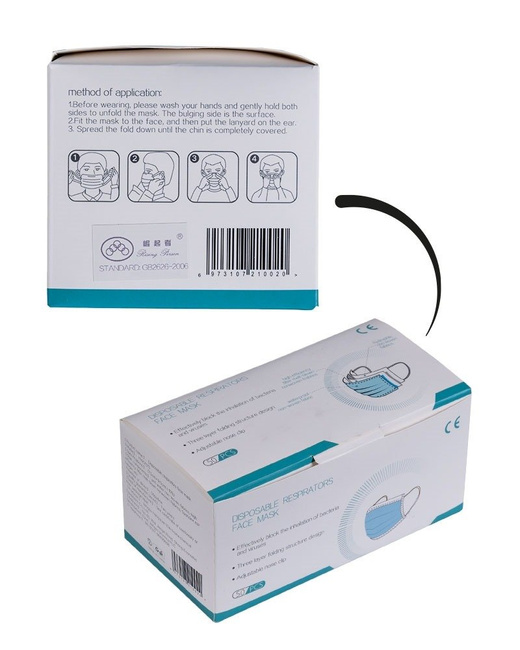 Masca cu 3 straturi de protectie
