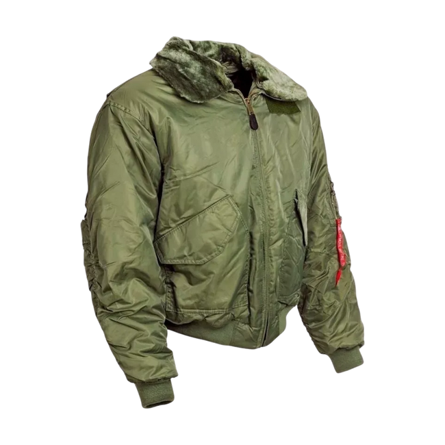 Geaca bomber CWU - Verde - M-Tramp