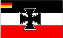 STEAG (91 x 152) cm GERMAN EMPIRE W/ IRON CROSS