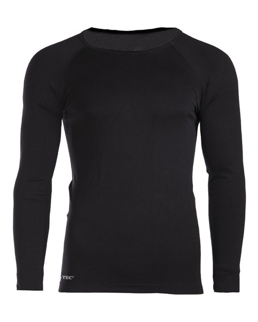 Tricou cu maneca lunga Mil-Tec® Sports, Negru