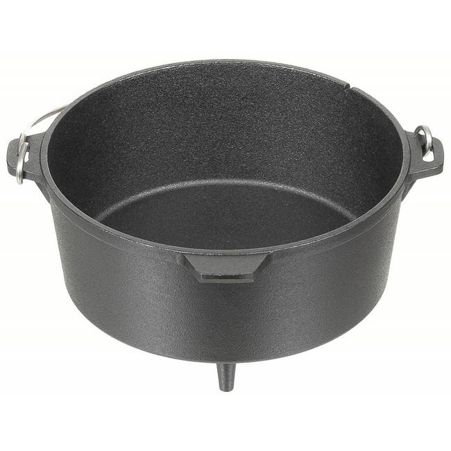 OALĂ DIN FONTĂ - "DUTCH OVEN" - 3.8 L - NEGRU - FOX® Outdoor