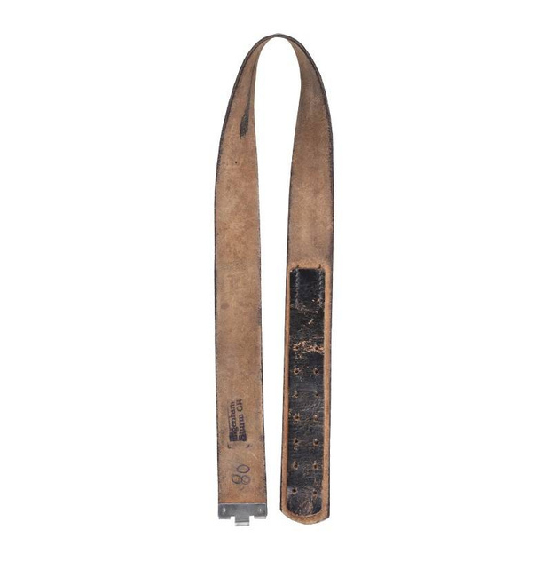 German WWII Riveted Belt Strap - Used