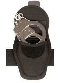 BLACK SEC.HAND CUFFS POUCH W. VELCRO