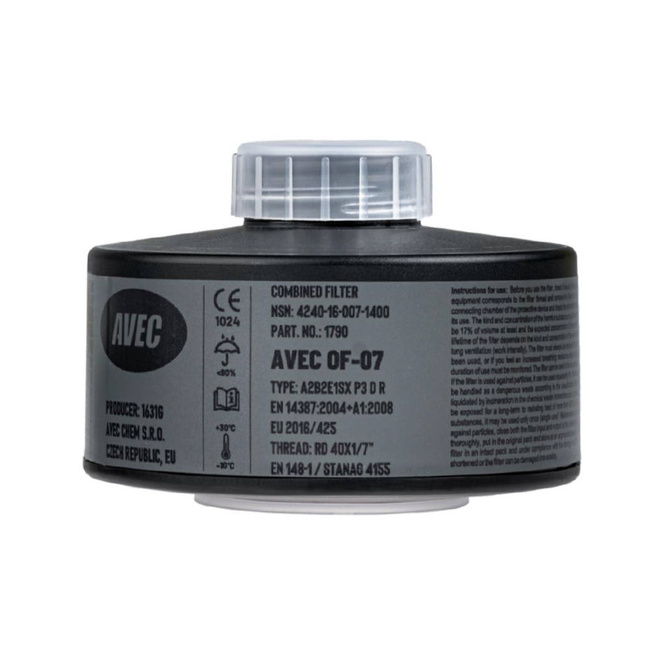 Filtru masca de gaze multi-gaz CBRN OF-7 - A2B2E1SX-P3