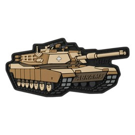 PATCH ABRAMS PVC 3D - COYOTE - M-TAC
