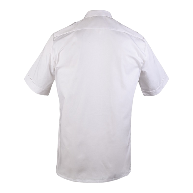 White Short SLEEVE SERVICE SHIRT
