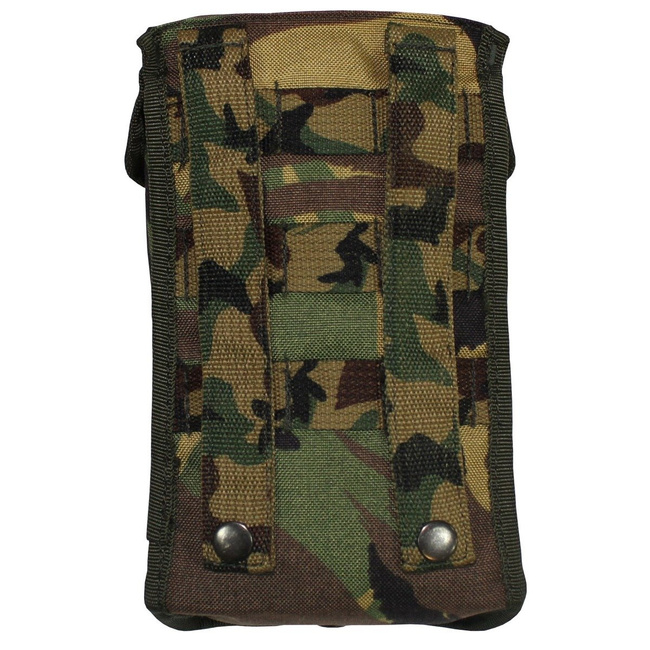 POUCH PENTRU STICLA DE APA - MOLLE - SURPLUS MILITAR ARMATA OLANDEZA NL - 20 x 14 x 7 cm - CAMUFLAJ OLANDEZ  NL - UZAT