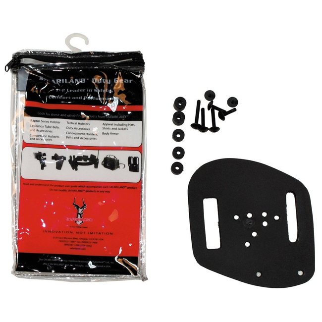 Adapter plate for holster, orig. "SAFARILAND", black, new