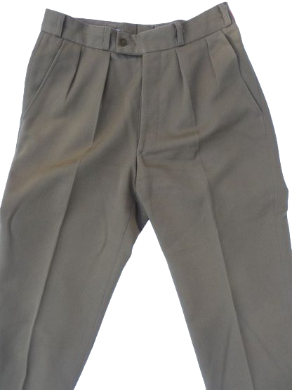 PANTALONI DE UNIFORMA VINTAGE DIN LANA DT/VT- SURPLUS MILITAR ARMATA OLANDEZA - TINUTA DE ZI CU ZI - VERDE OD - IN STARE BUNA