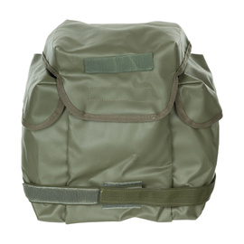 VINYL BAG FOR PROTECTIVE MASK - MP5 - POLISH ARMY MILITARY SURPLUS - OD GREEN - LIKE NEW