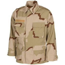 US BDU JACKET - 3 COLORS DESERT - MILITARY SURPLUS - LIKE NEW