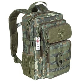 RUCSAC AMERICAN ASSAULT - "YOUNGSTER"- 15 L - MFH® - CAMUFLAJ BW