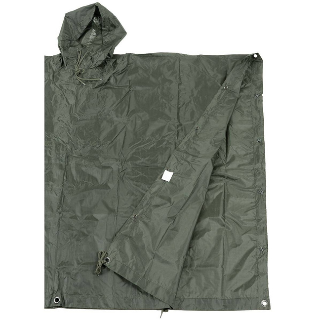 RIP-STOP PONCHO, RAINCOAT - 144 x 223 CM - MFH® - OD GREEN