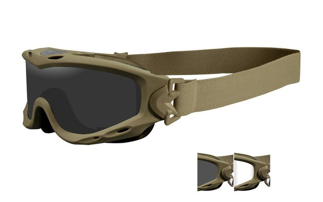 Ochelari - Wileyx - SPEAR Smoke/Clear Tan Frame