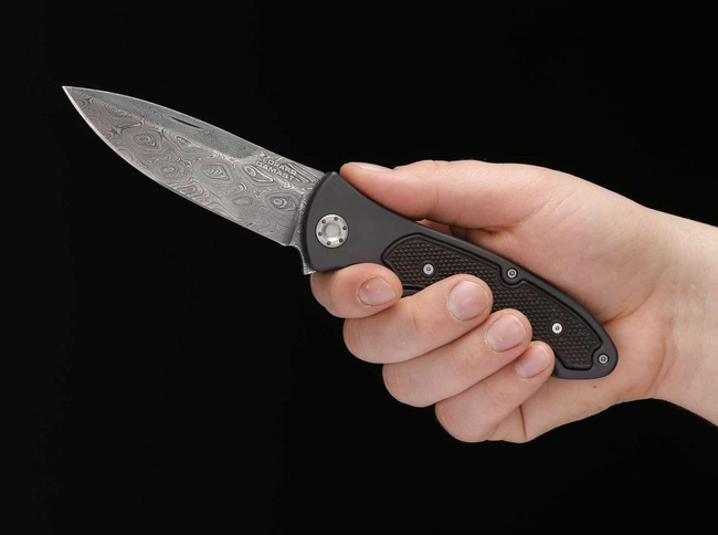 CUTIT DE BUZUNAR "LEOPARD-DAMASCUS III 42" - BOKER
