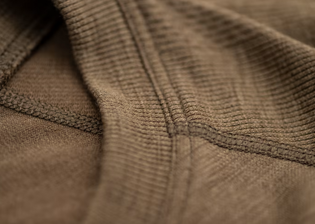 TRICOU CU MANECA LUNGA MERINO FARA CUSATURI - STONEGREY OLIVE