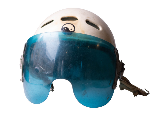 CASCA ORIGINALA A FORTELOR AERIENE FARA MASCA DE OXIGEN - SURPLUS MILITAR ROMANESC - UZATA