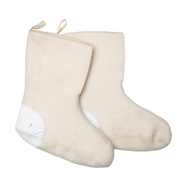Mukluk-style inner shoes - Canadian military surplus - White - Like new