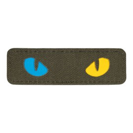 PATCH CAT EYES LASER CUT - RANGER GREEN/YELLOW/BLUE - M-TAC