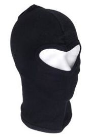 MASCA BALACLAVA 1-HOLE THIN COTTON NEAGRA
