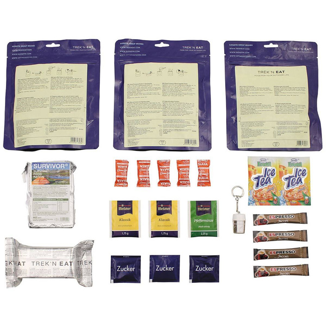 Pachet cu ratie de mancare pentru o zi, Tip I, Trek 'n Eat