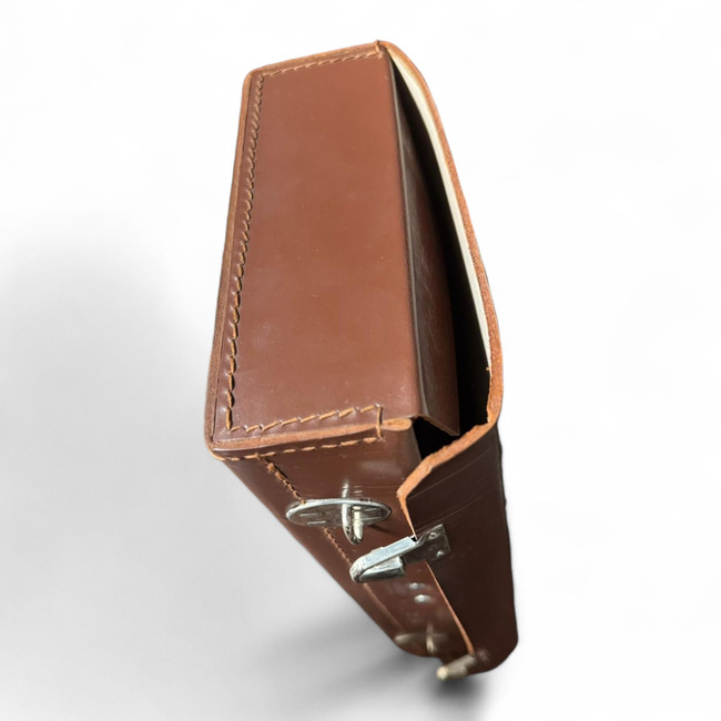 Geanta pentru documente din piele - Surplus Militar Armata Romana - Maro - In Stare Buna