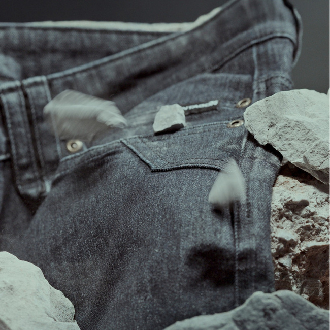 Pantaloni tactici - Jeans - JASON - PENTAGON - Albastru Indigo Deschis - Lungime 34