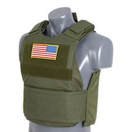 Vesta tactica standard cu insertii balistice soft dummy - Delta Soft Body Armor - Olive - 8FIELDS