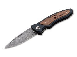 POCKET KNIFE TIRPITZ-DAMASCUS 42 - BOKER PLUS