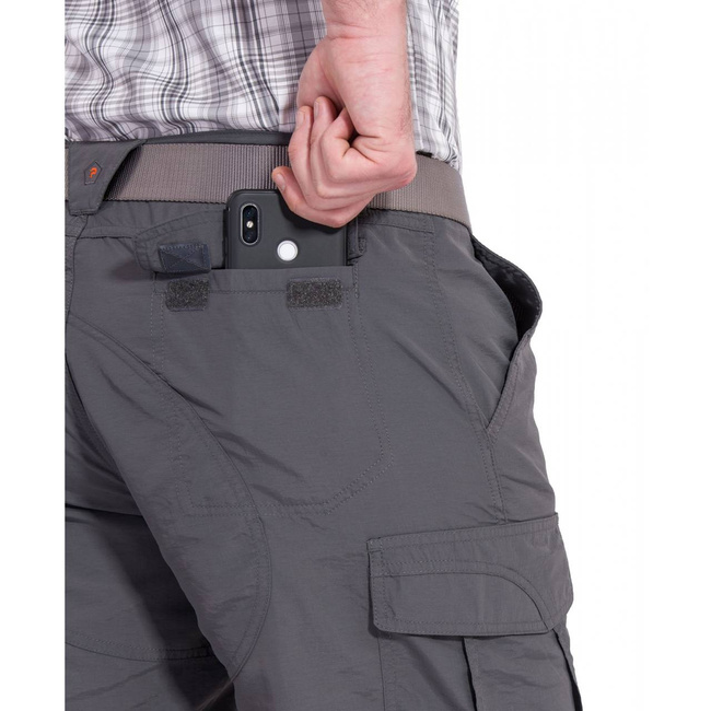 PANTALONI SCURȚI PENTRU EXPEDIȚII - "GOMATI" - PENTAGON® - VERDE CAMO