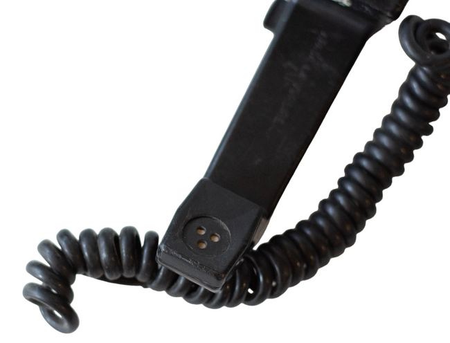 DISC SI RECEPTOR PENTRU TELEFONUL DE CAMPANIE TC-72 F-1600 - V1 - SURPLUS MILITAR DE LA ARMATA ROMANA - IN STARE BUNA