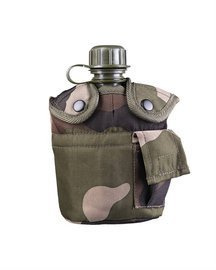 BIDON AMERICAN PENTRU APĂ - CU HUSĂ ȘI GAMELĂ - 900 ML - CCE CAMO