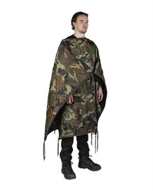 CAPTUSEALA PENTRU PONCHO - MULTIFUNCTION - 210 x 150 CM - Mil-Tec - WOODLAND