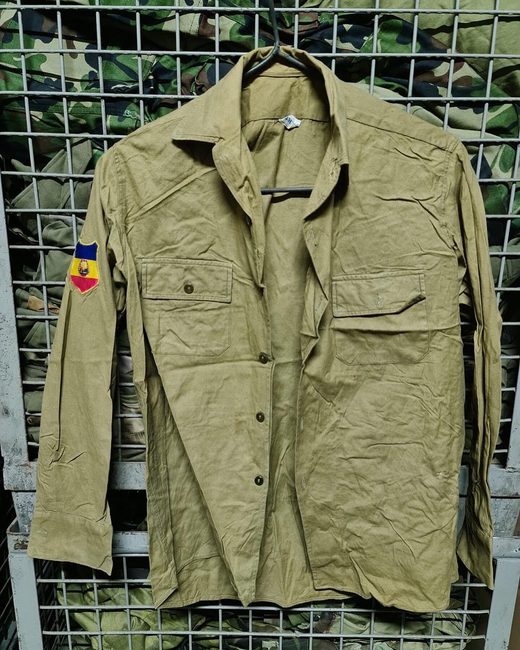 CAMASA MILITARA CU 2 BUZUNARE - GARZI PATRIOTICE - SURPLUS MILITAR ARMATA ROMANA - VERDE OD