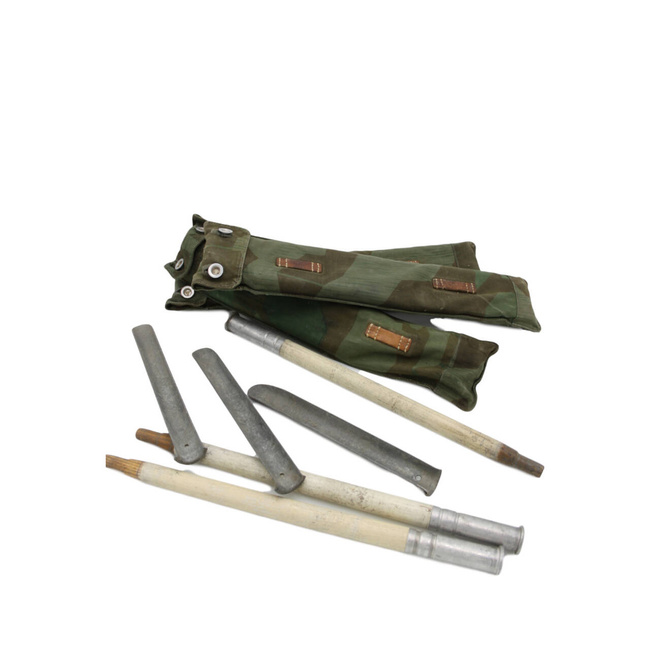 MOSQUITO NET FOR BED OR GROUND, WITHOUT TENT POLES - FRENCH ARMY SURPLUS - GREEN OD - LIKE NEW