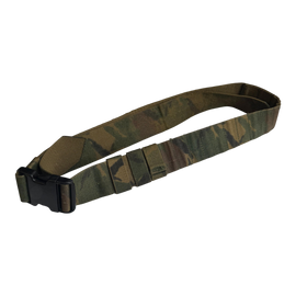 Curea textila tip webbing din nylon - Surplus militar de la armata olandeza - DPM - Uzata