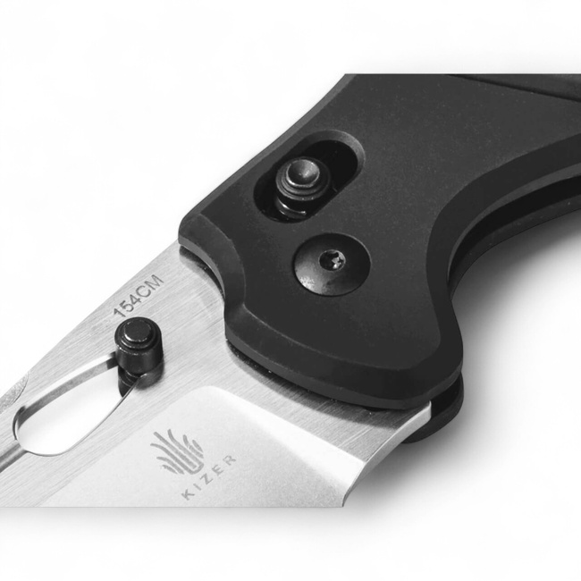 Cutit de buzunar EDC Sheepdog C01C - Aluminiu - Negru - Kizer