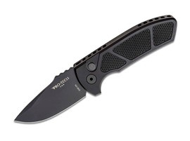 POCKET KNIFE LG407 LES GEORGE SBR AUTOMATIC - BLACK