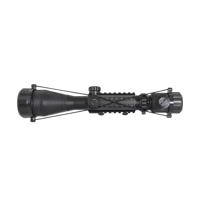 4-12X50EG RIFLESCOPE WITH INTEGRATED MOUNT - BLACK - PCS