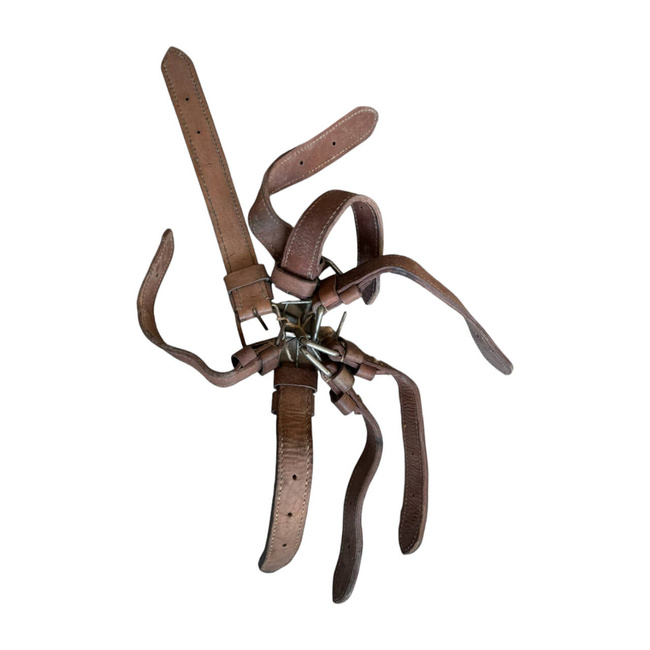 INCHIZATOARE DIN PIELE - SURPLUS MILITAR ARMATA ROMANA - IN STARE BUNA