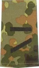 EMBLEMA - GERMAN ARMY FLECKTARN CAMO/BLACK SHOULDER LOOPS ´GEFREITER UA´