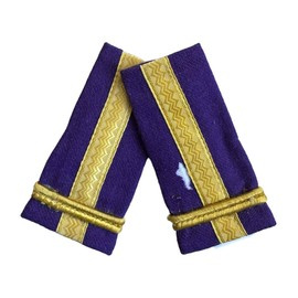 OFFICER RANKS, QUARTERMASTER - MAJOR WITHOUT A MARK, PURPLE CITY - MILITARY SURPLUS ROMANIAN ARMY - USED