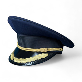 Cascheta ofiter - Surplus militar armata romana perioada RSR - Bleumarin - Ca noua